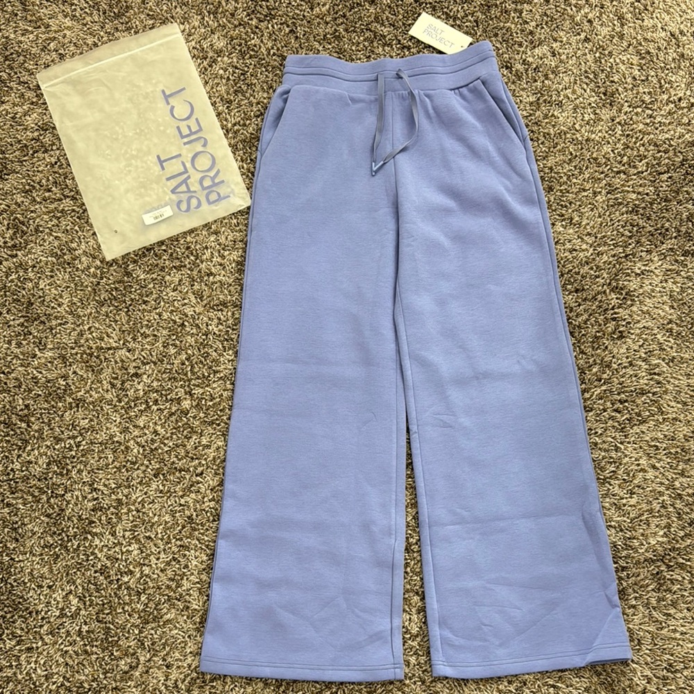 Salt Project periwinkle wide leg pant